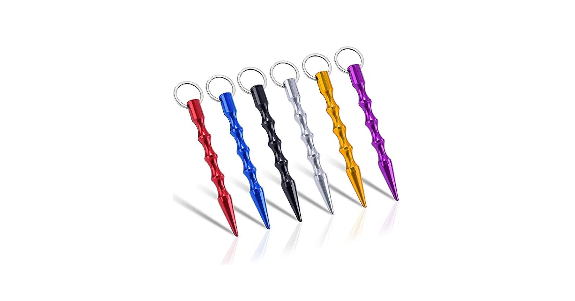★COMFORT★ Kiyong l Tricolor Keyring Yellow 3POBKR02 Kaiyuan Dynasty Solid Self-Defense Aluminum Keychain Tool